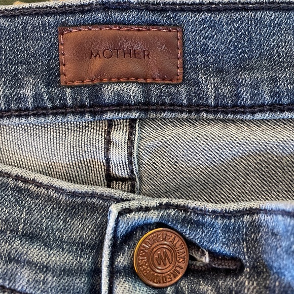 Mother Hustler Patch Pocket Ankle Fray ~ SZ 27 - Picture 3 of 8
